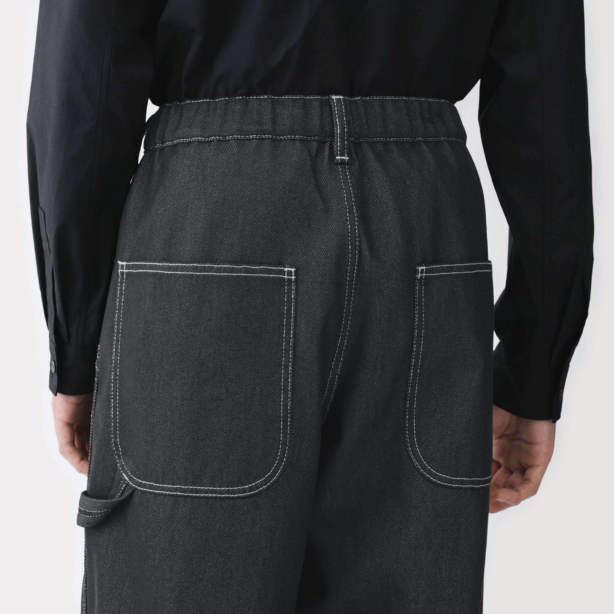 紳士 再生ポリエステルデニムワークパンツ | 無印良品