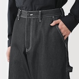 紳士　再生ポリエステルデニムワークパンツ
