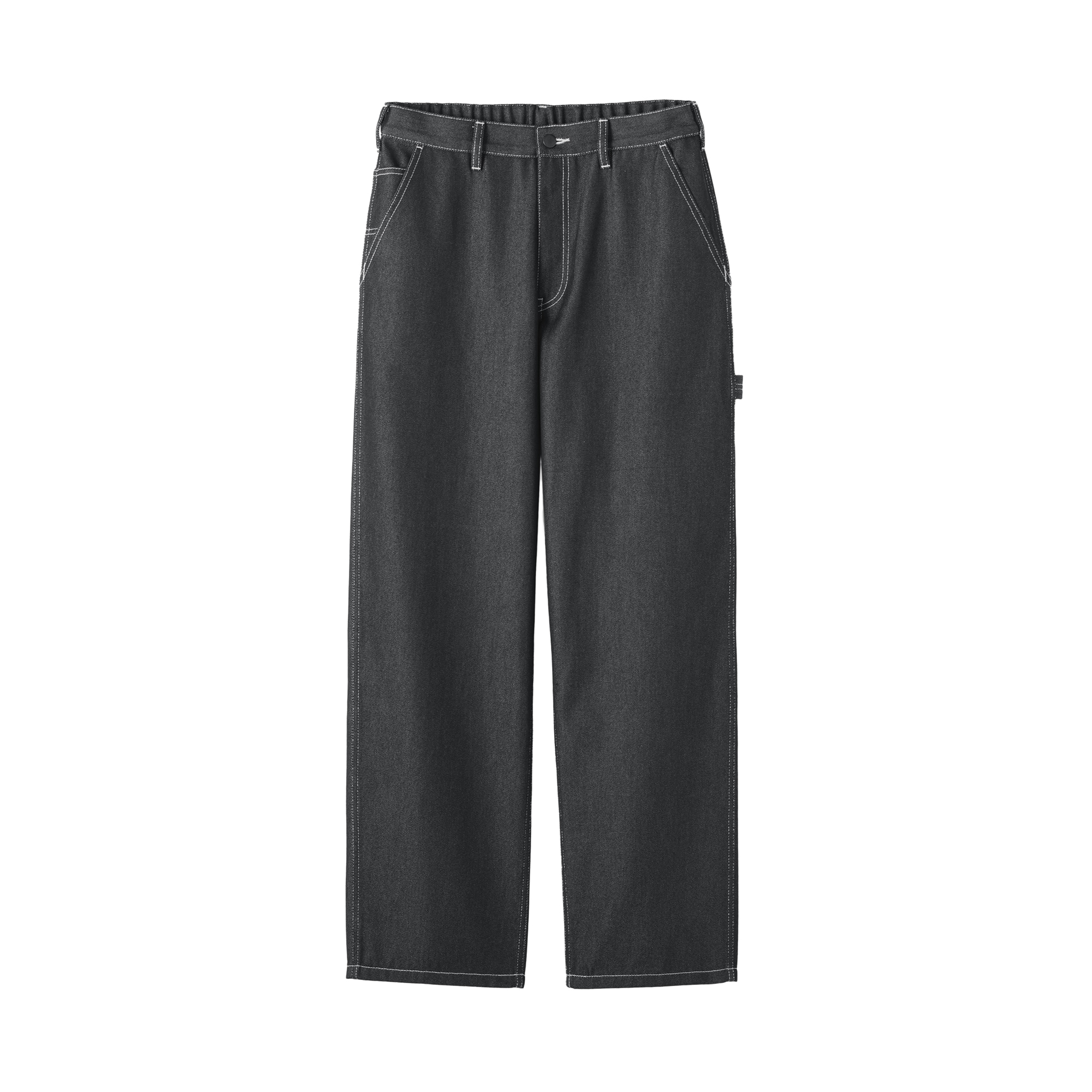 紳士　再生ポリエステルデニムワークパンツ