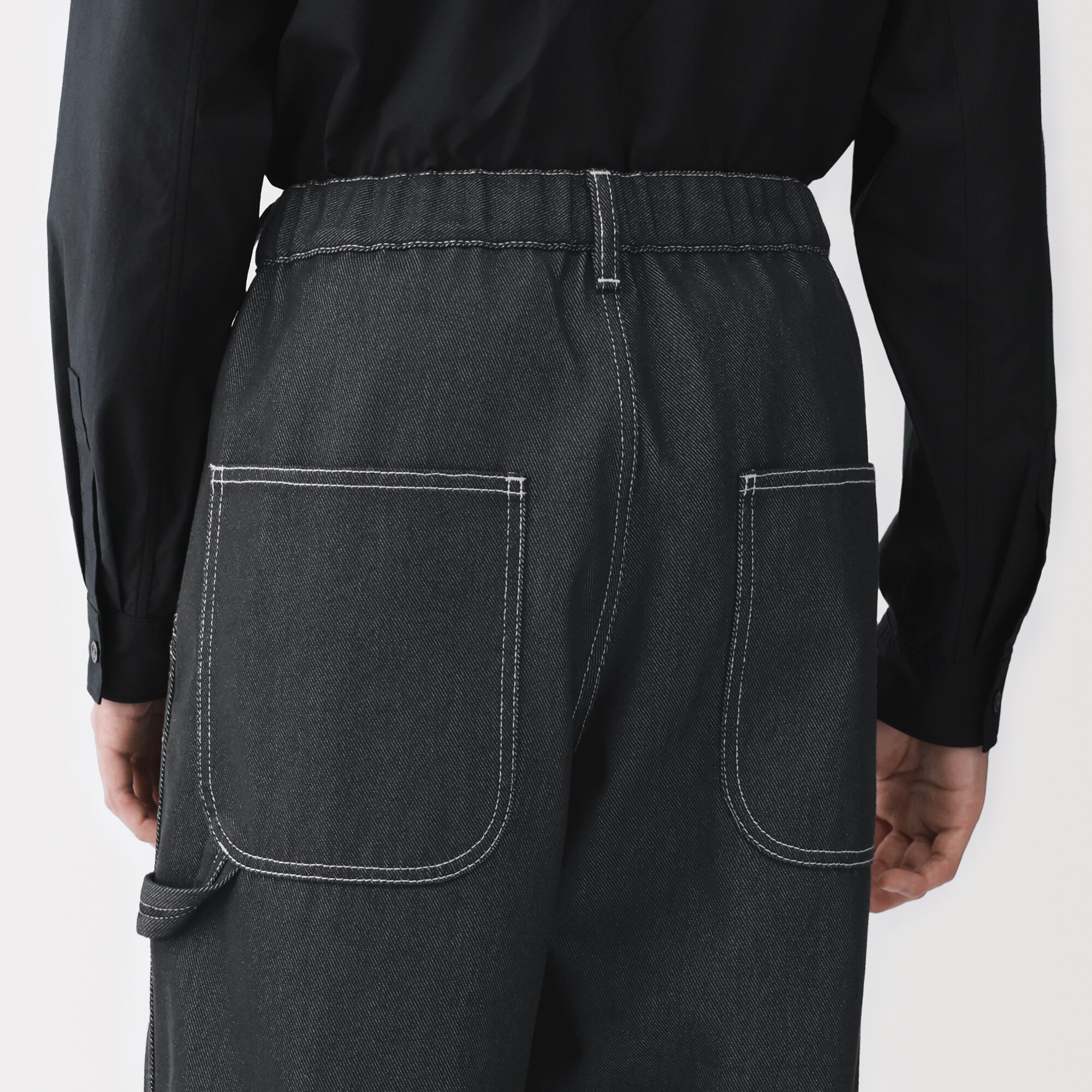 紳士 再生ポリエステルデニムワークパンツ | 無印良品