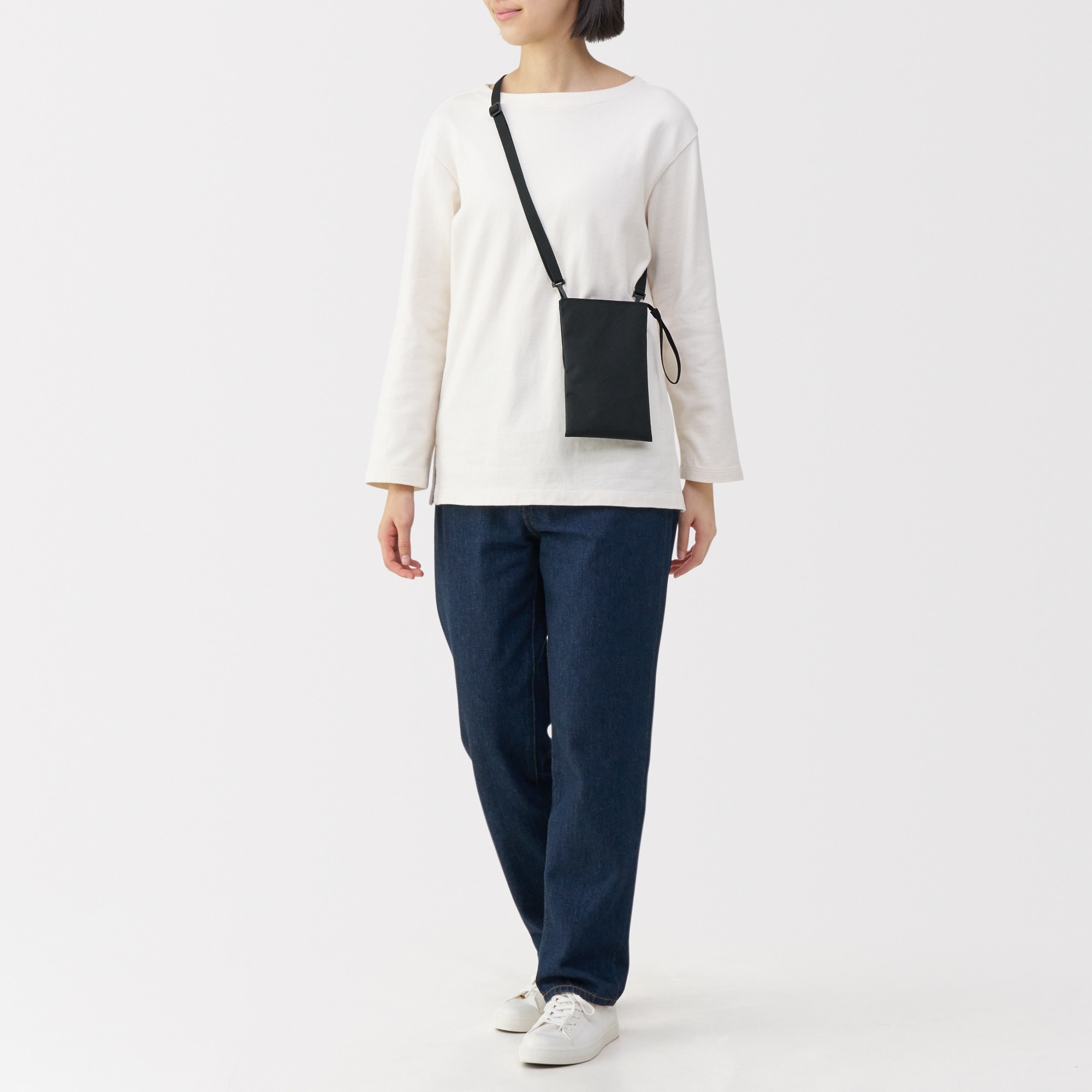 撥水 再生ポリエステル ミニサコッシュ | 無印良品