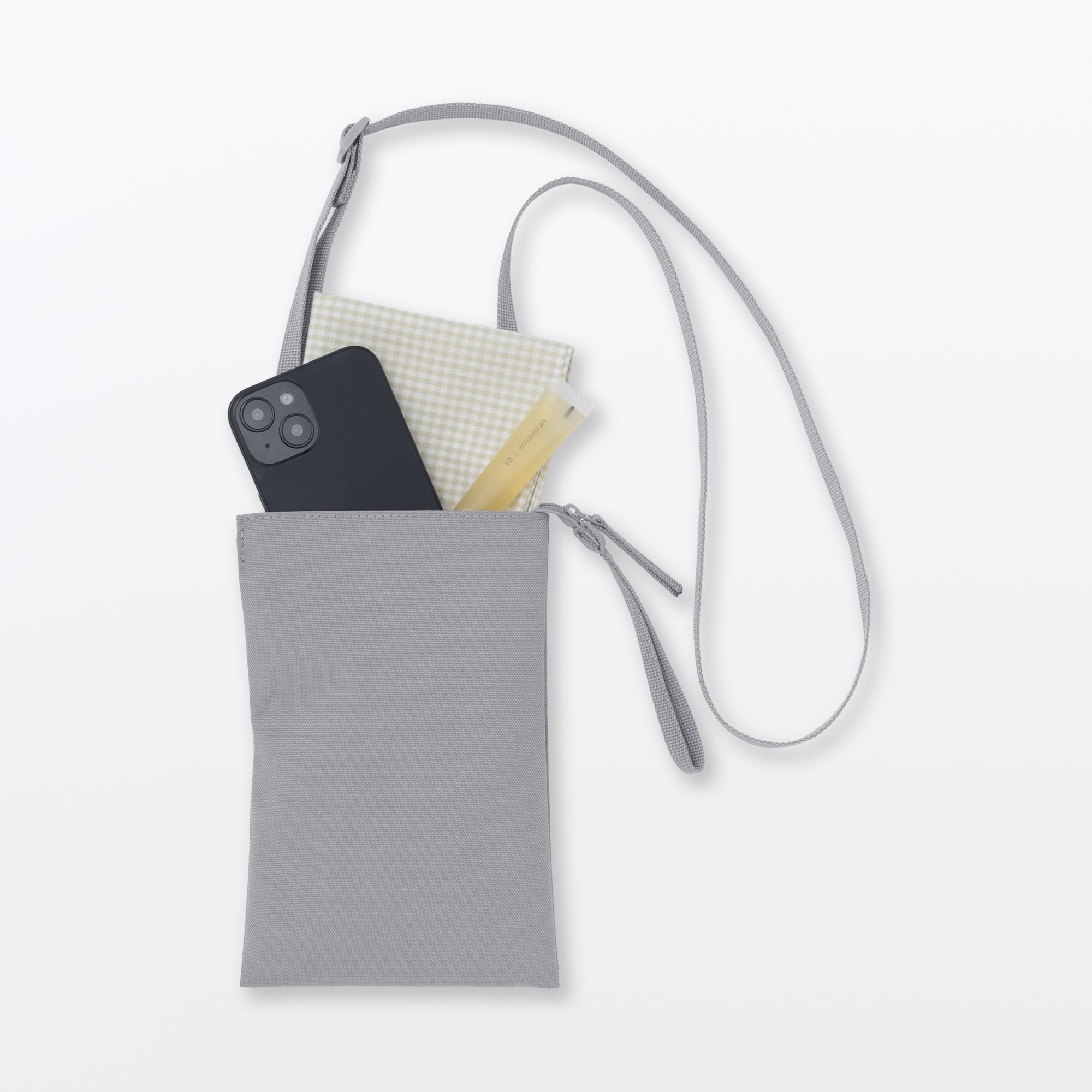 撥水　再生ポリエステル　ミニサコッシュ