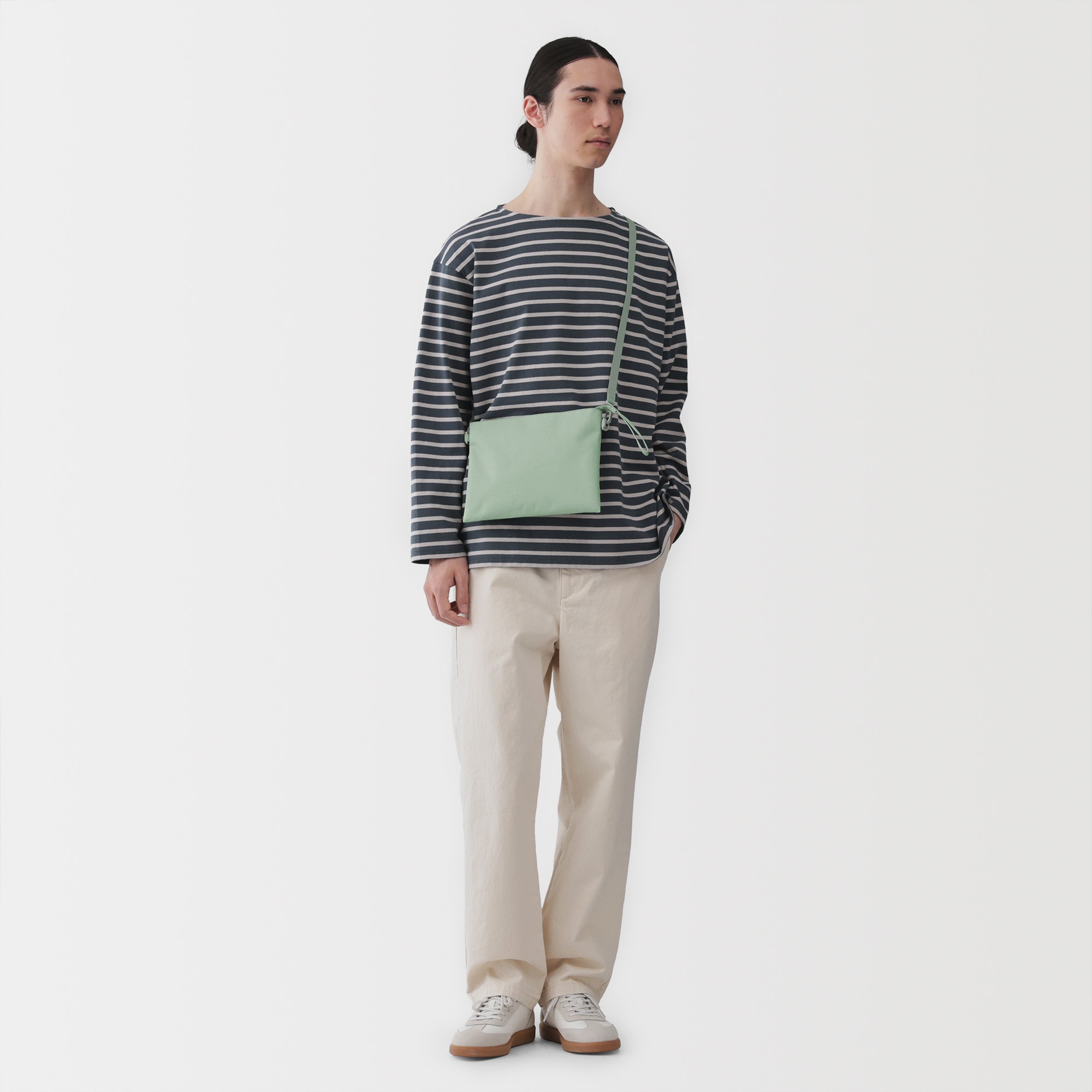 撥水　再生ポリエステル　サコッシュ