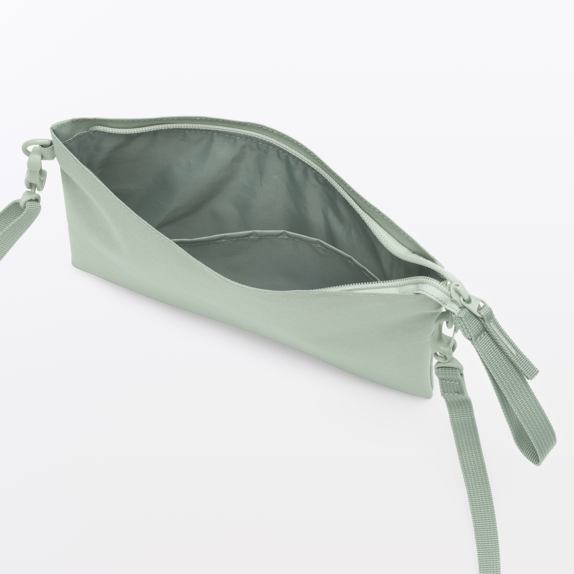 撥水　再生ポリエステル　サコッシュ