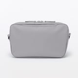 撥水　再生ポリエステル　背面ポケット付き　ショルダーバッグ