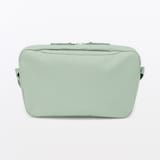 撥水　再生ポリエステル　背面ポケット付き　ショルダーバッグ