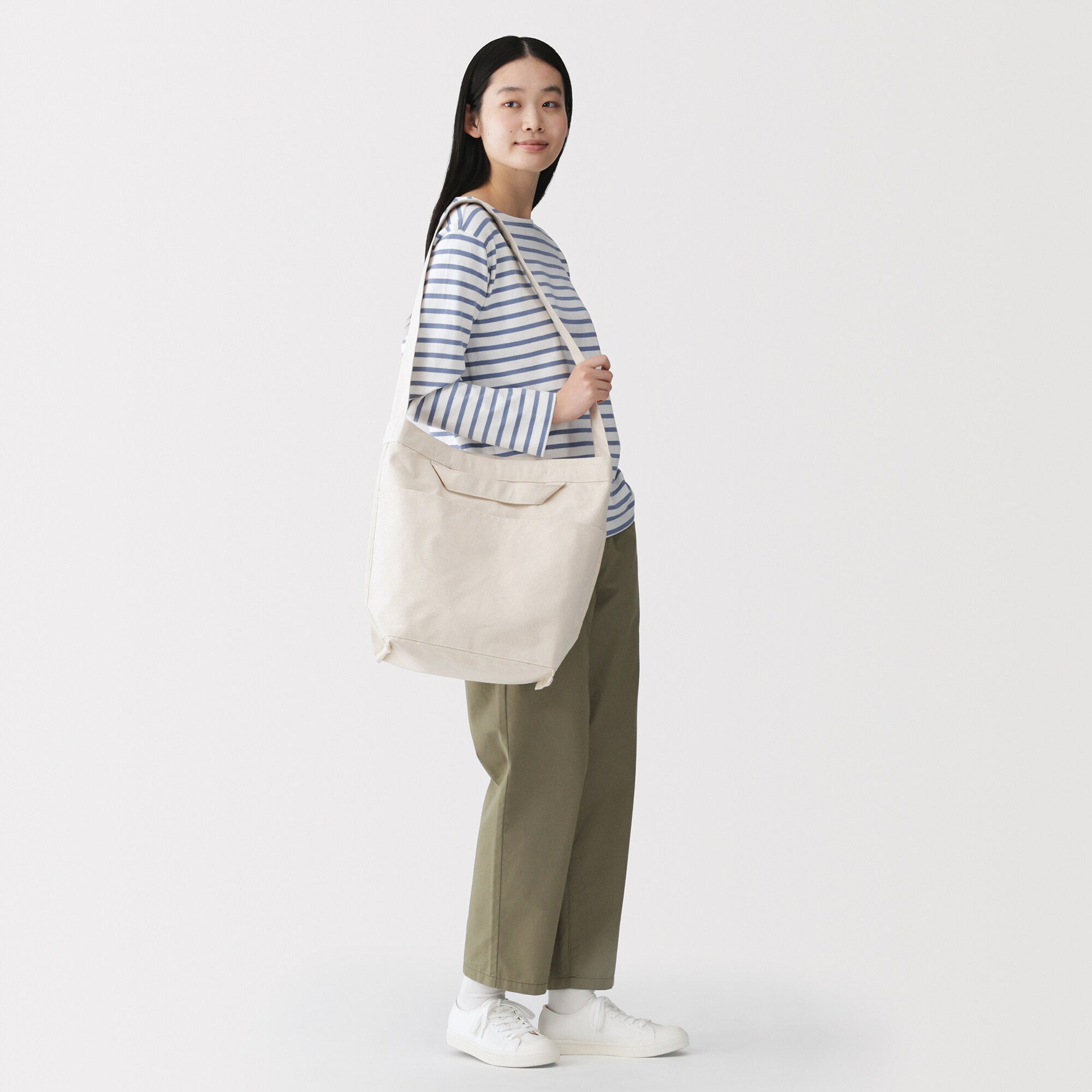 帆布　ショルダー　トートバッグ