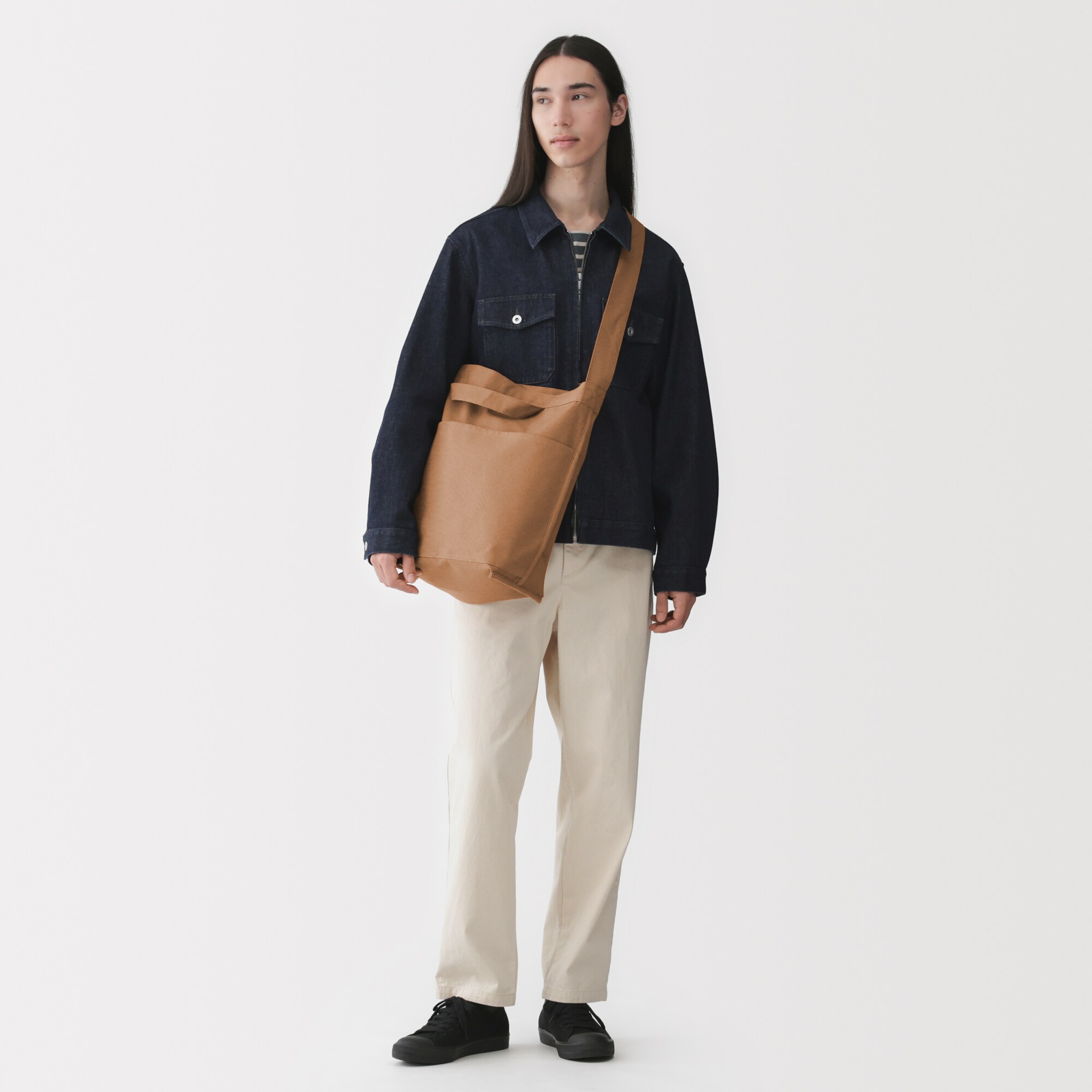 帆布　ショルダー　トートバッグ