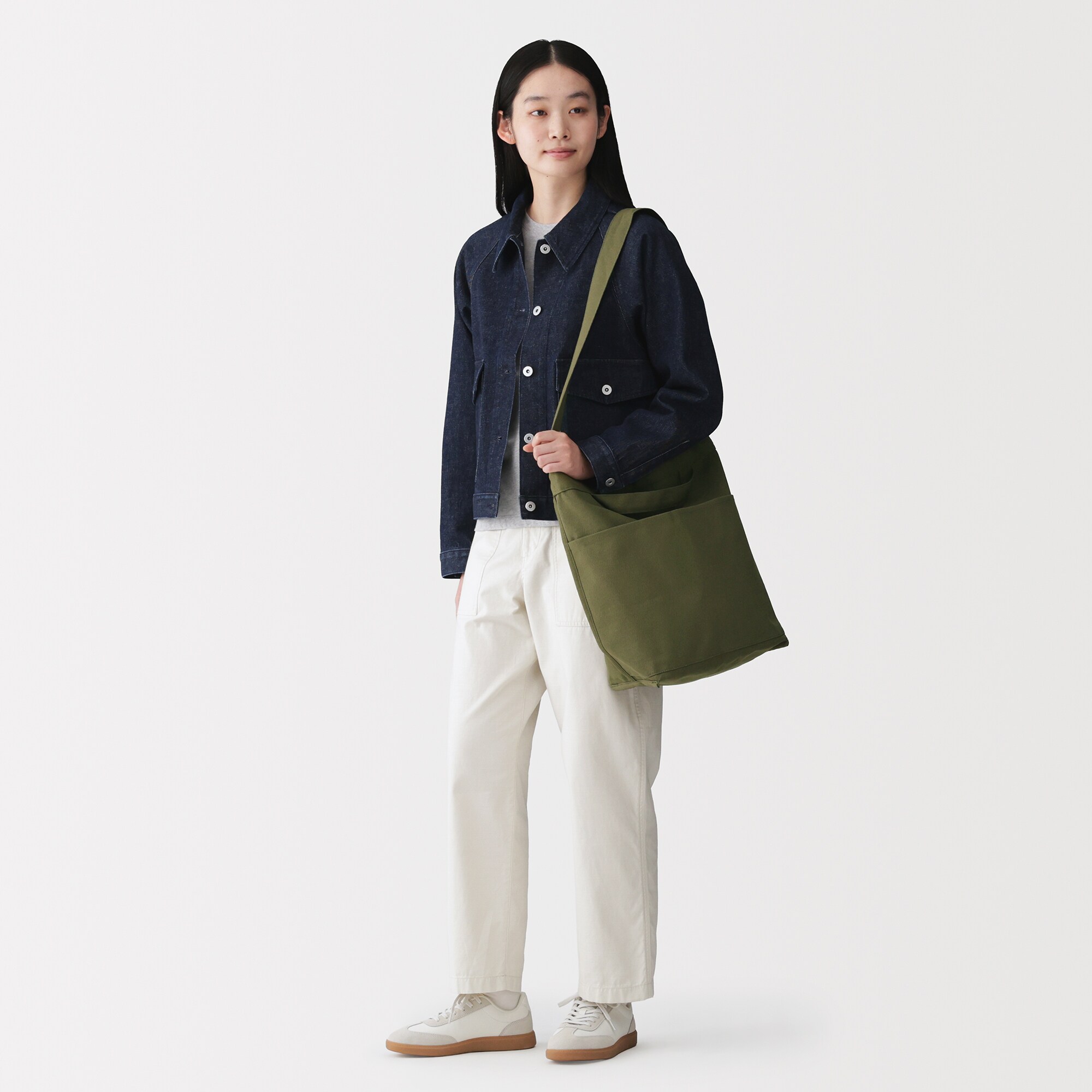 帆布　ショルダー　トートバッグ