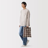 マドラスチェック　トートバッグ