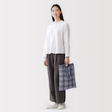 マドラスチェック　トートバッグ