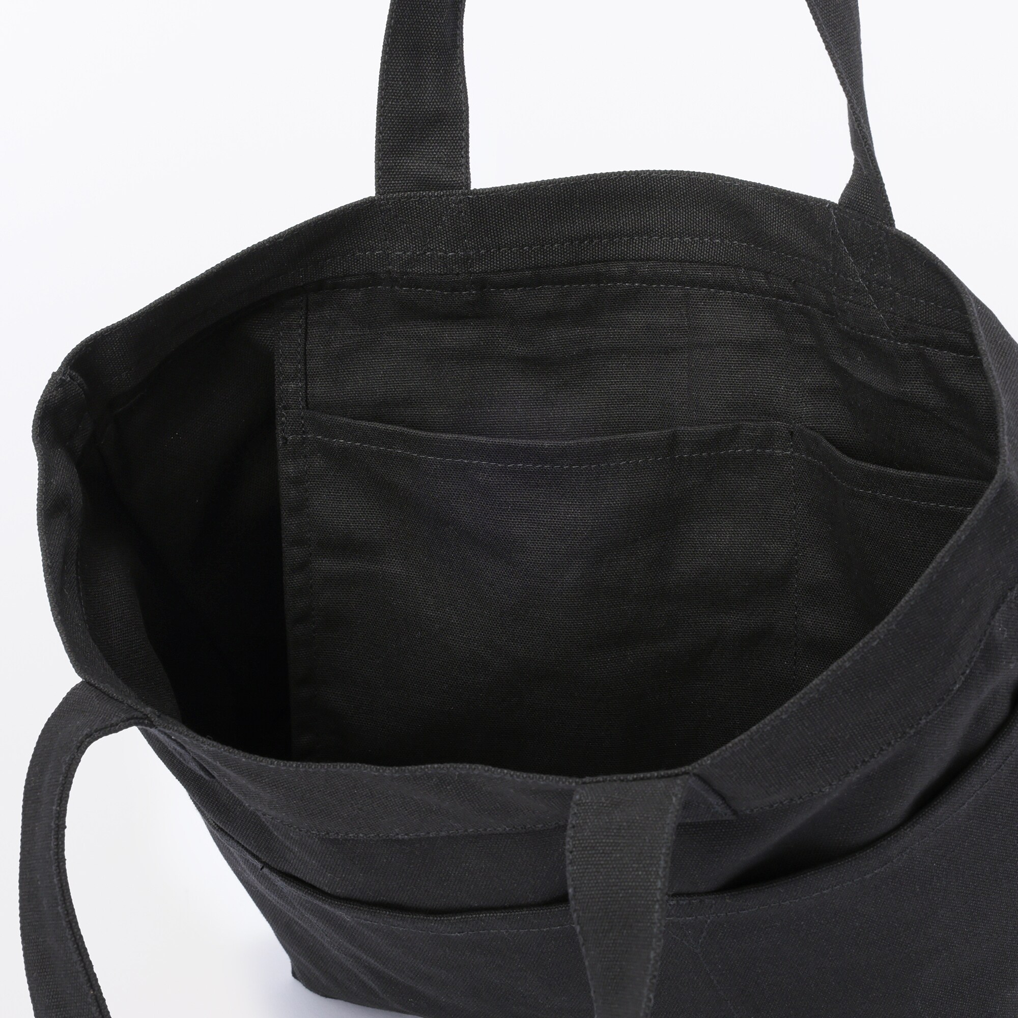 帆布　横型　トートバッグ