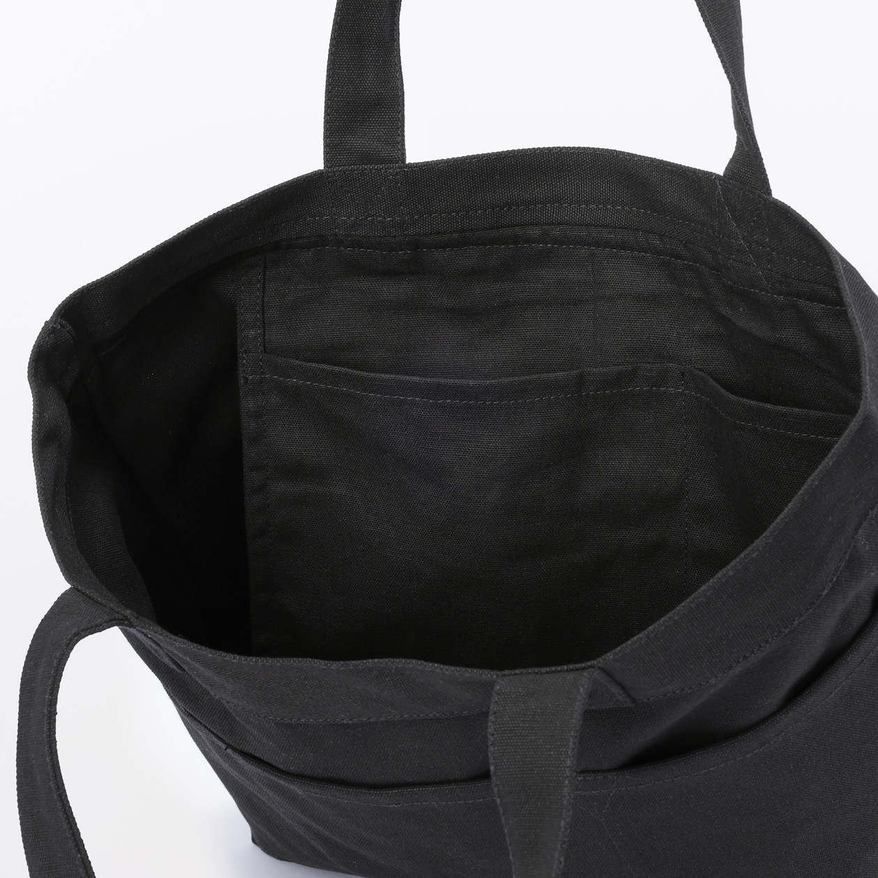 帆布　横型　トートバッグ