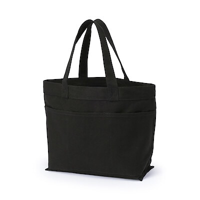 帆布　横型トートバッグ