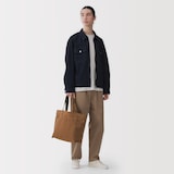 帆布　横型　トートバッグ