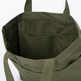 帆布　横型　トートバッグ