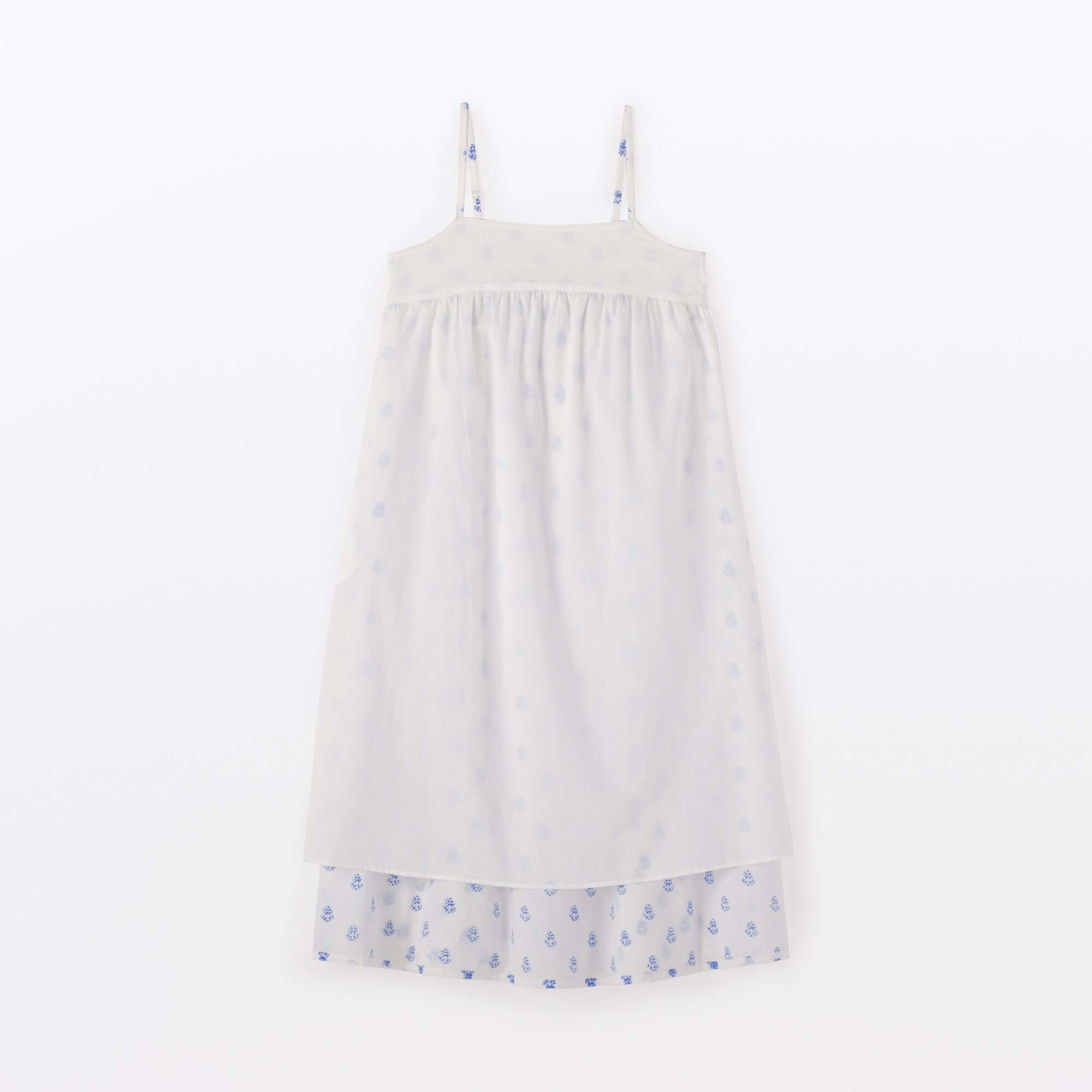 婦人 ブロックプリント キャミソールワンピース | 無印良品