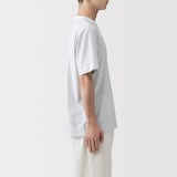 紳士　天竺編みクルーネック半袖Ｔシャツ（ボーダー）