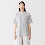 紳士　天竺編みクルーネック半袖Ｔシャツ（ボーダー）