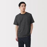 紳士　天竺編みクルーネック半袖Ｔシャツ（ボーダー）