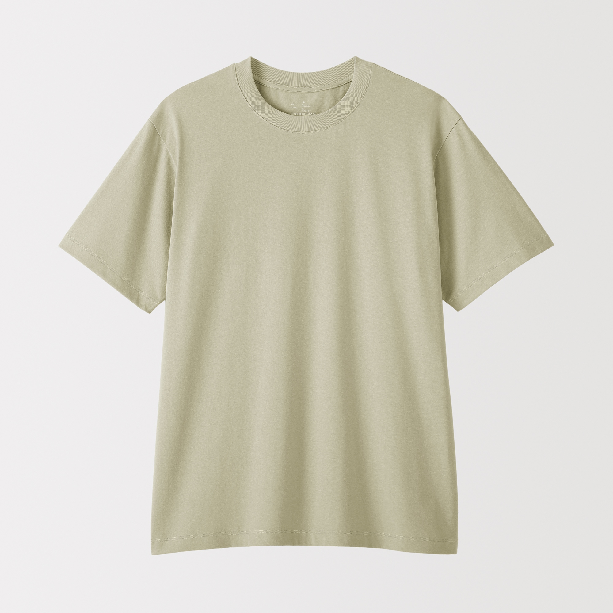 紳士　天竺編みクルーネック半袖Ｔシャツ