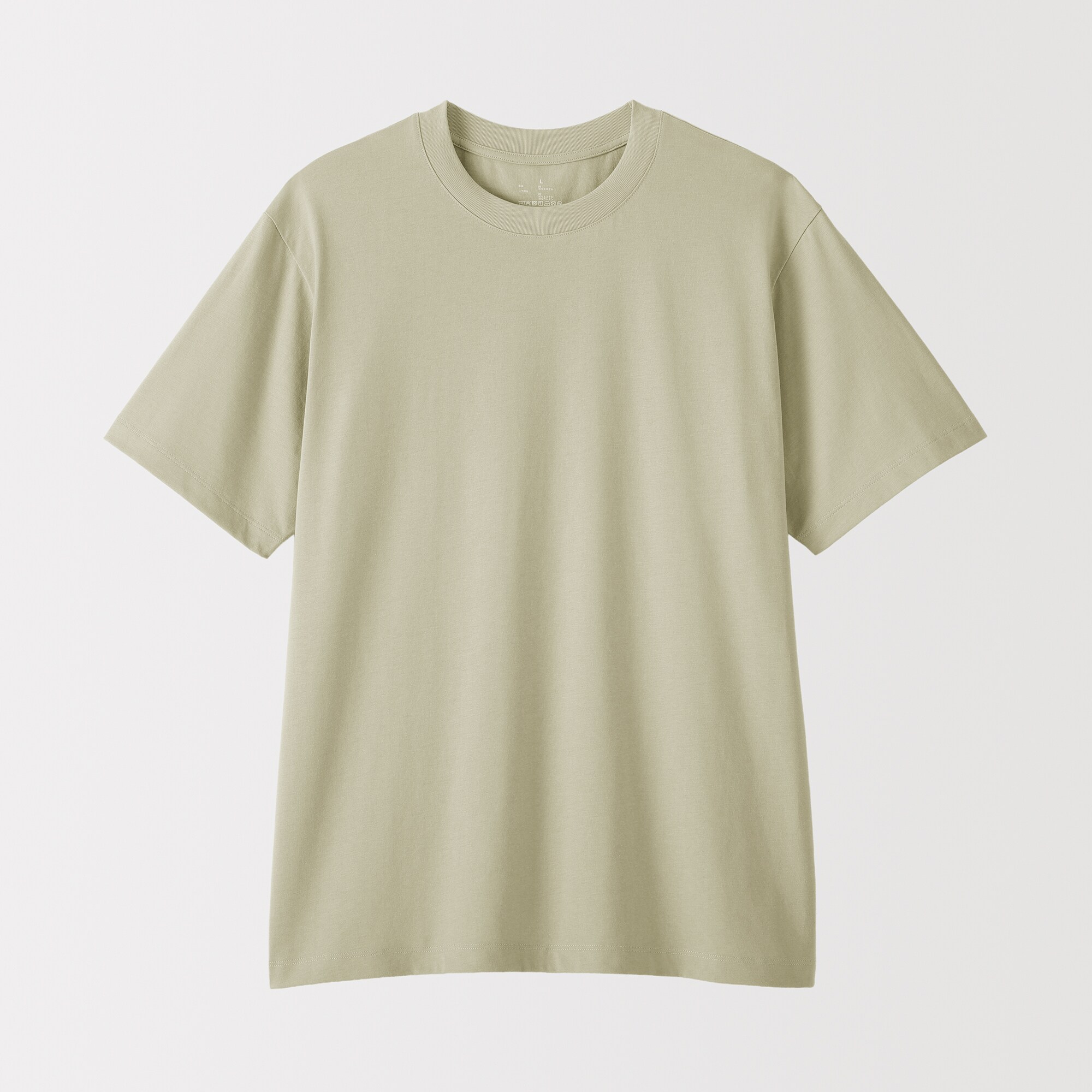 紳士　天竺編みクルーネック半袖Ｔシャツ