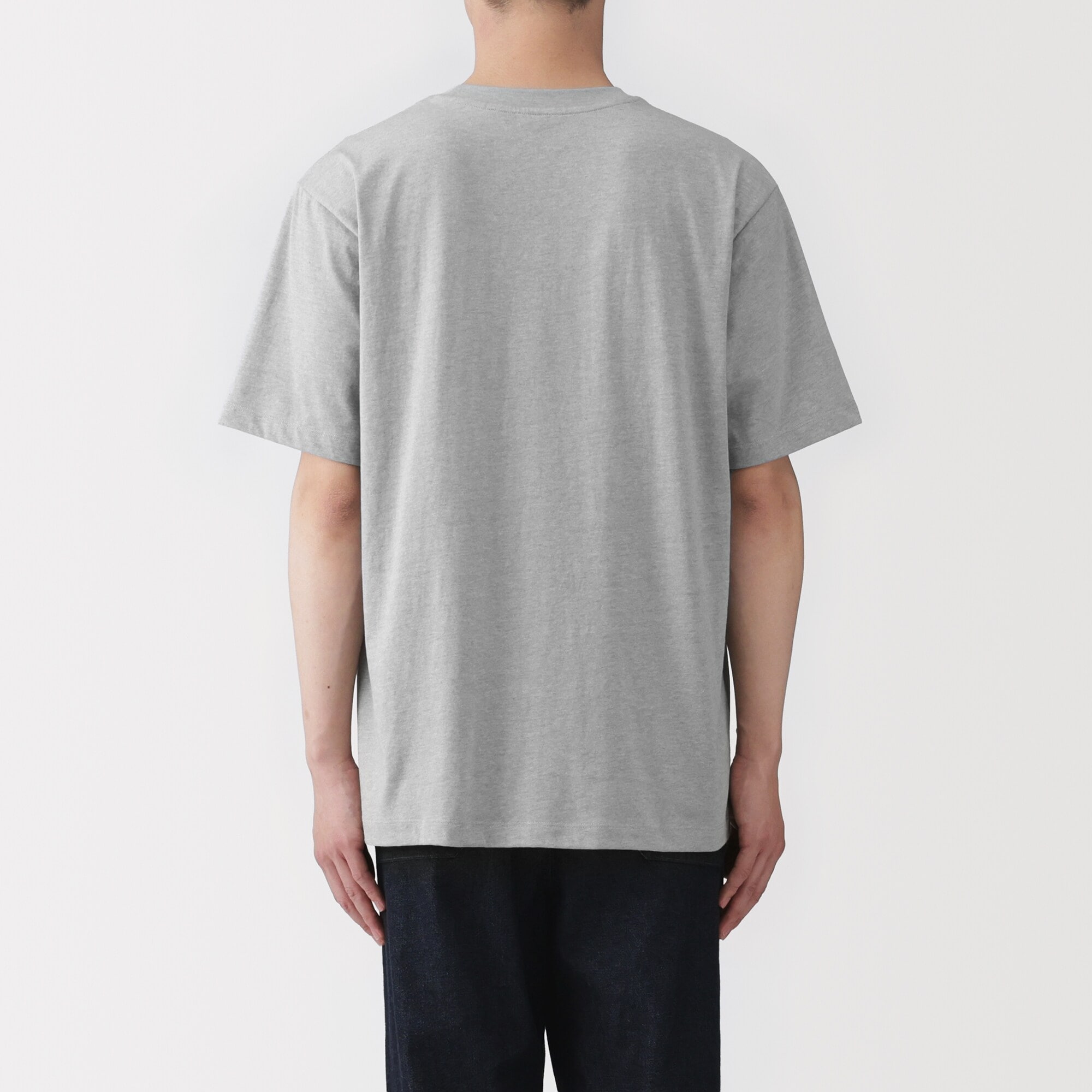 紳士 天竺編みクルーネック半袖Tシャツ | 無印良品