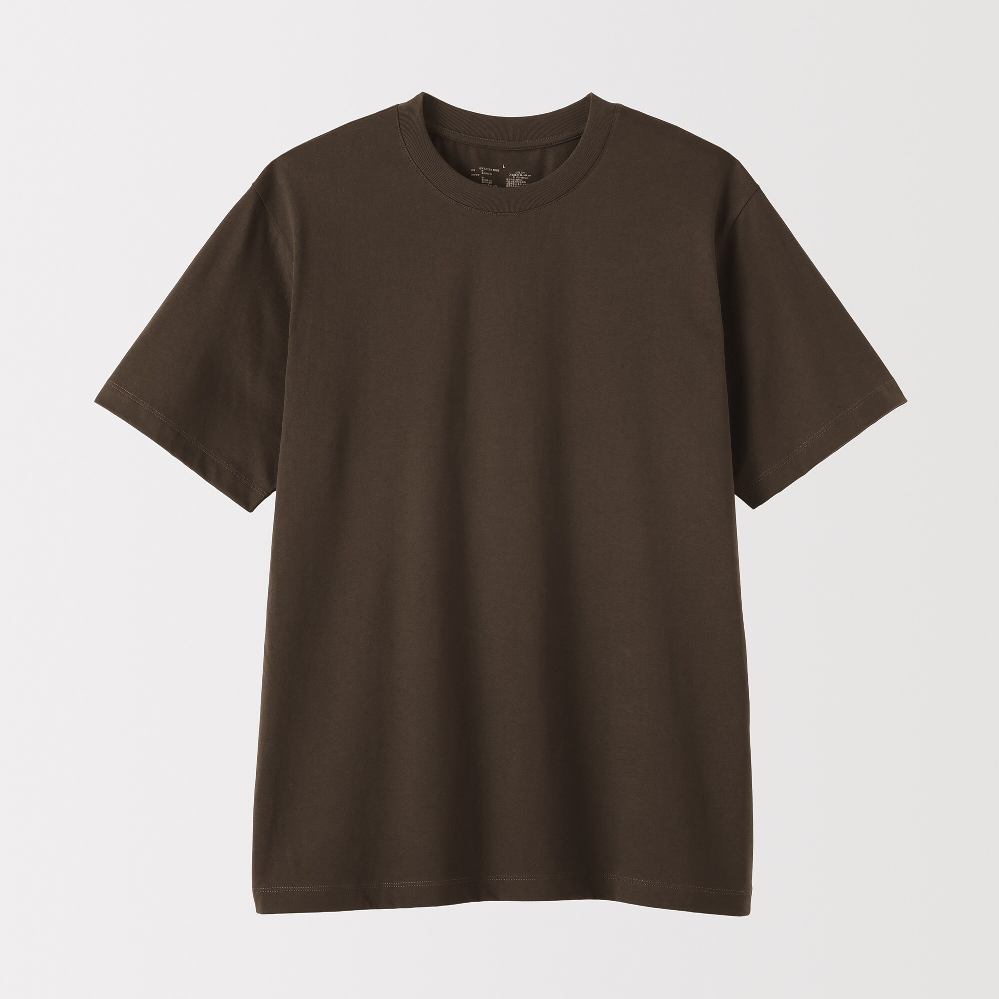 紳士　天竺編みクルーネック半袖Ｔシャツ