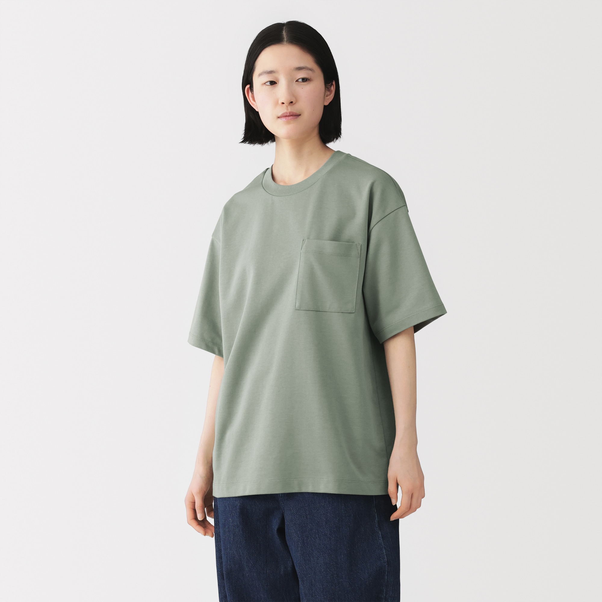 紳士 涼感UVカットワイド半袖Tシャツ | 無印良品
