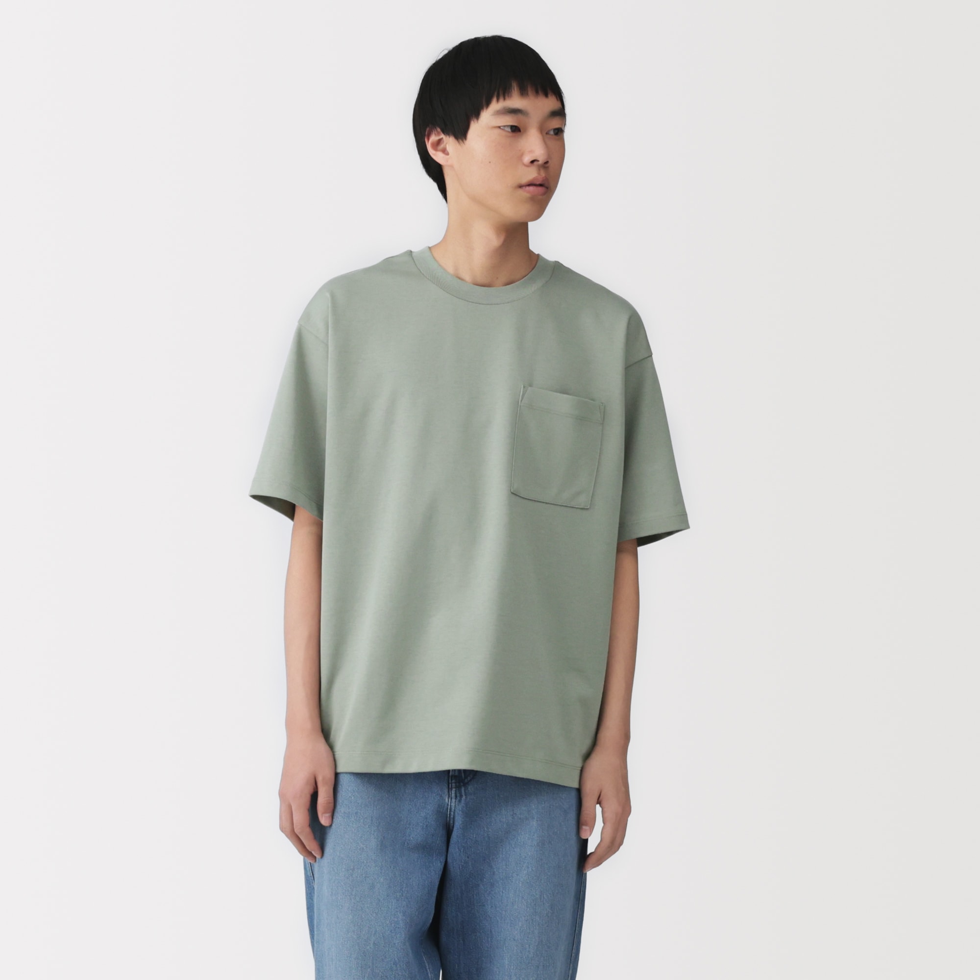 紳士　涼感ＵＶカットワイド半袖Ｔシャツ