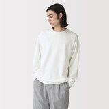 紳士　ＵＶカット乾きやすいワッフルクルーネック長袖Ｔシャツ