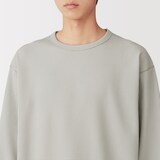 紳士　ＵＶカット乾きやすいワッフルクルーネック長袖Ｔシャツ
