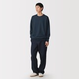 紳士　ＵＶカット乾きやすいワッフルクルーネック長袖Ｔシャツ