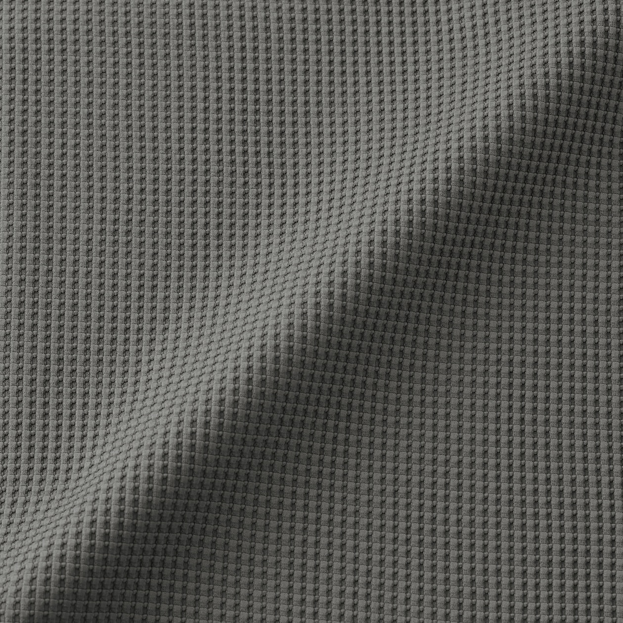 紳士　ＵＶカット乾きやすいワッフルクルーネック長袖Ｔシャツ