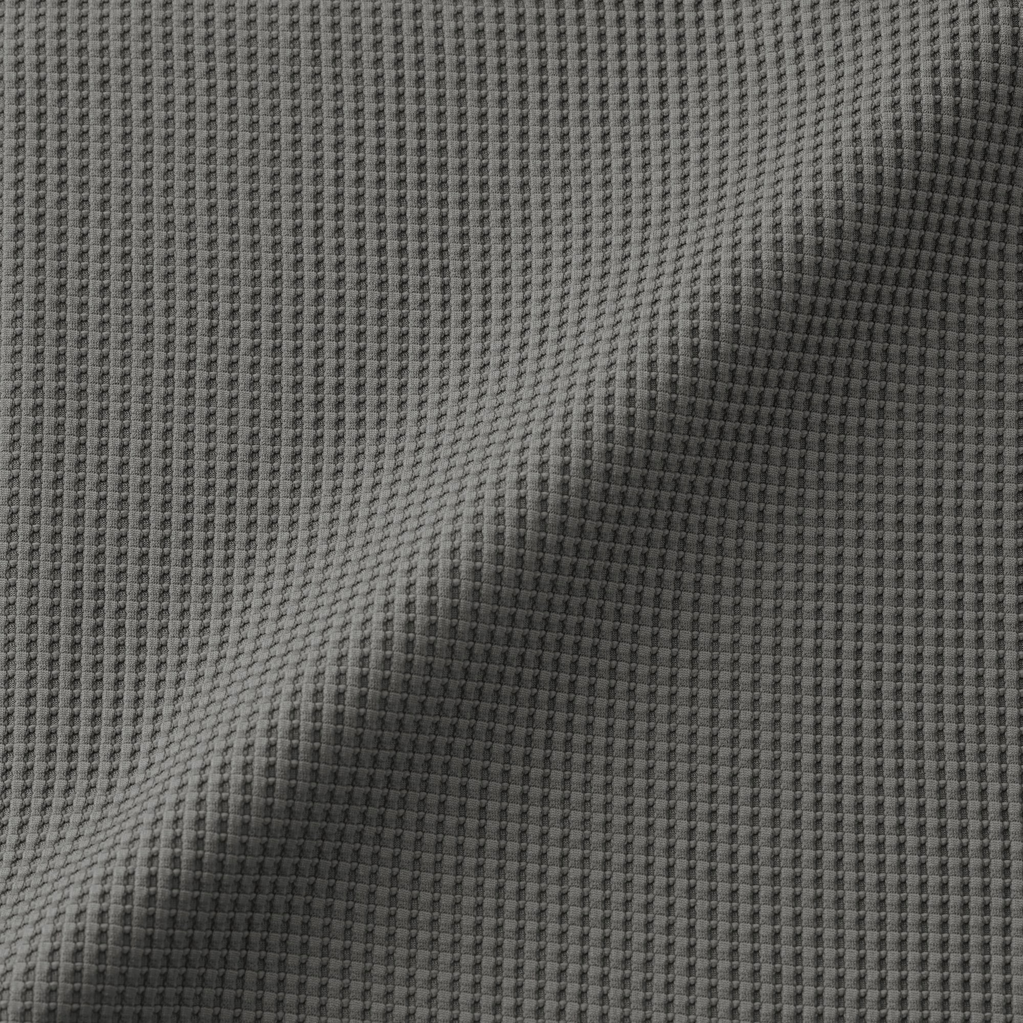 紳士　ＵＶカット乾きやすいワッフルクルーネック長袖Ｔシャツ