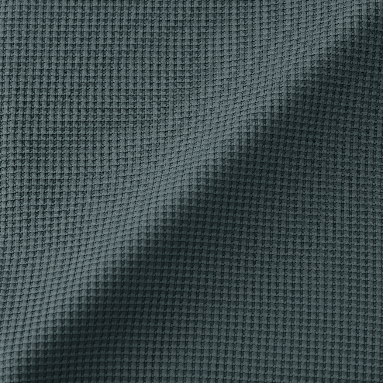 ＜循環＞紳士　ＵＶカット乾きやすいワッフルクルーネック長袖Ｔシャツ