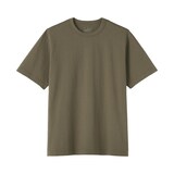 紳士　洗いざらし太番手クルーネック半袖Ｔシャツ