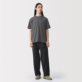 紳士　洗いざらし太番手クルーネック半袖Ｔシャツ