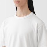 紳士　洗いざらし太番手クルーネック半袖Ｔシャツ