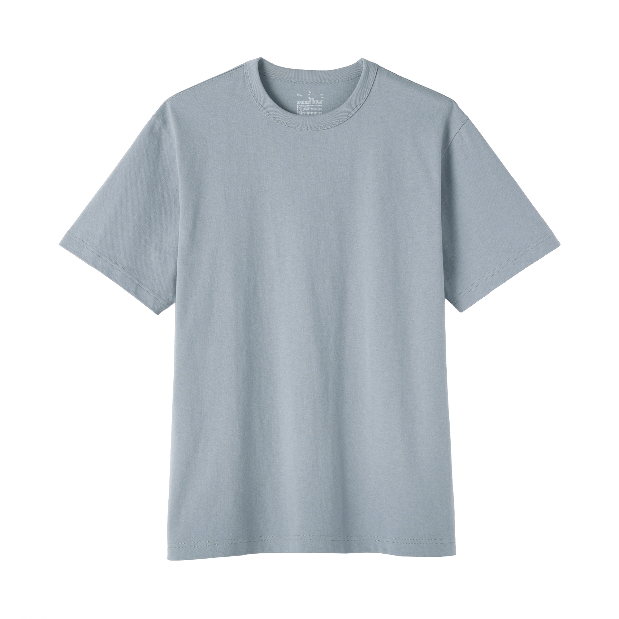 紳士　洗いざらし太番手クルーネック半袖Ｔシャツ