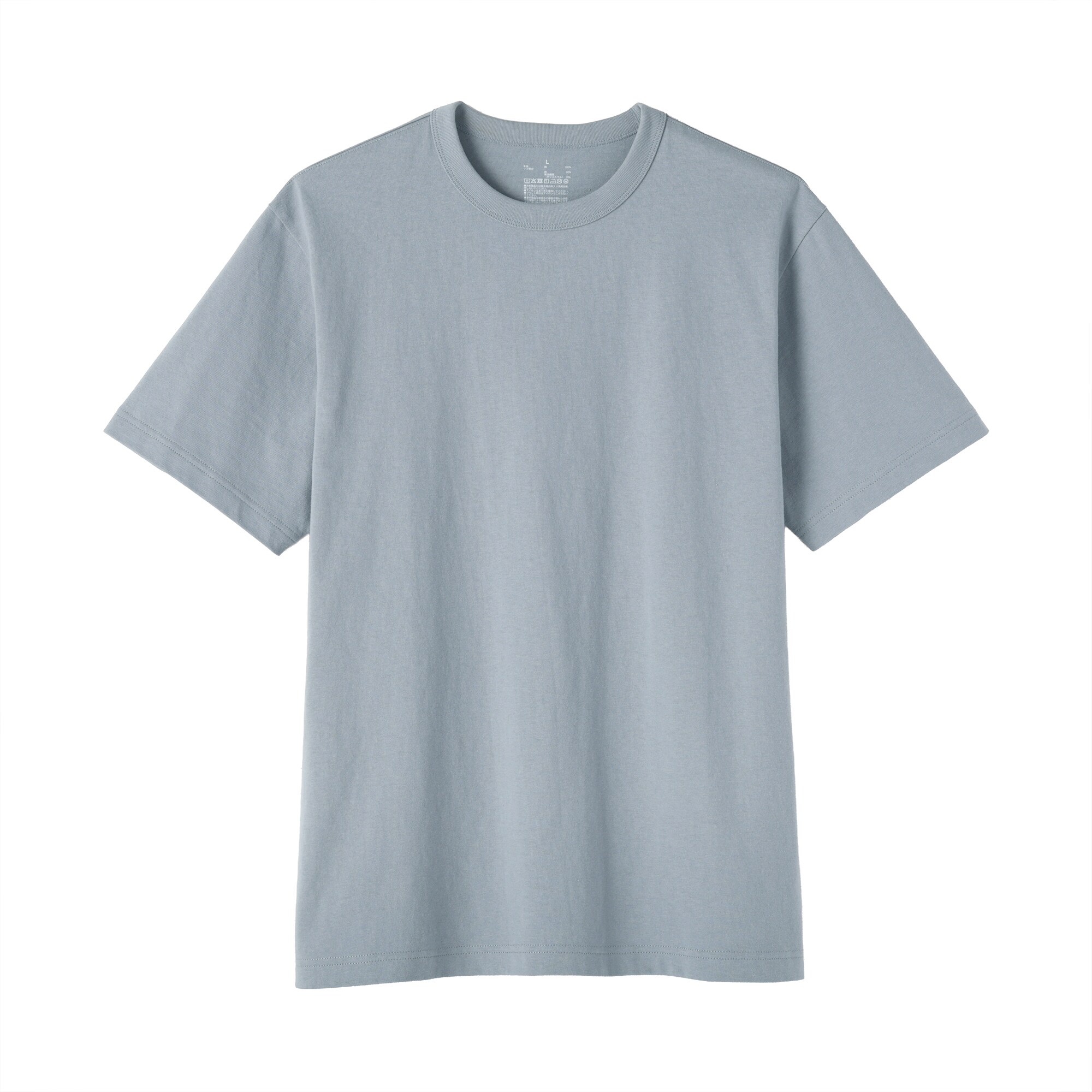 紳士　洗いざらし太番手クルーネック半袖Ｔシャツ