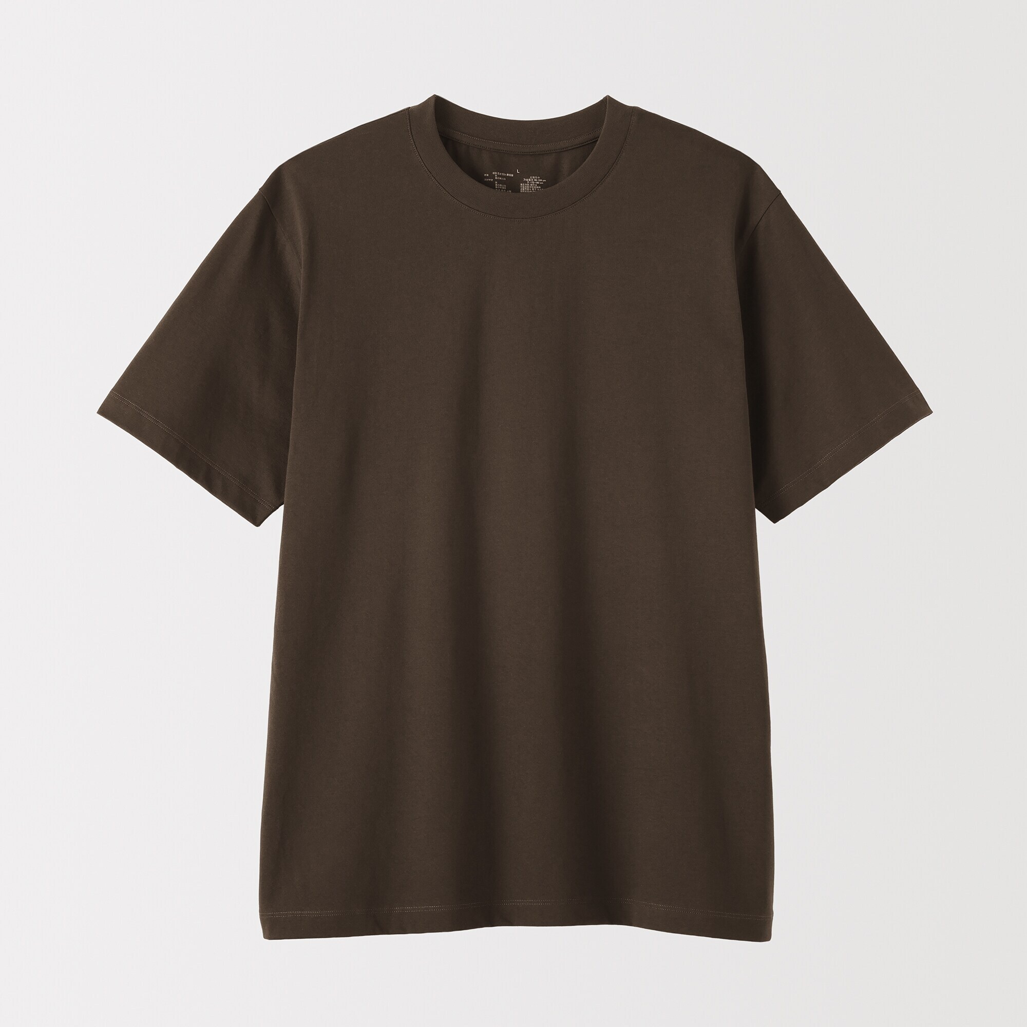 紳士　天竺編みクルーネック半袖Ｔシャツ（ＡＳＥＡＮ）