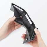 ベジタブルタンニンレザー　三つ折り財布