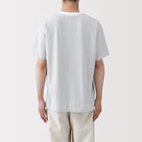 紳士　天竺編みクルーネック半袖Ｔシャツ（ボーダー）