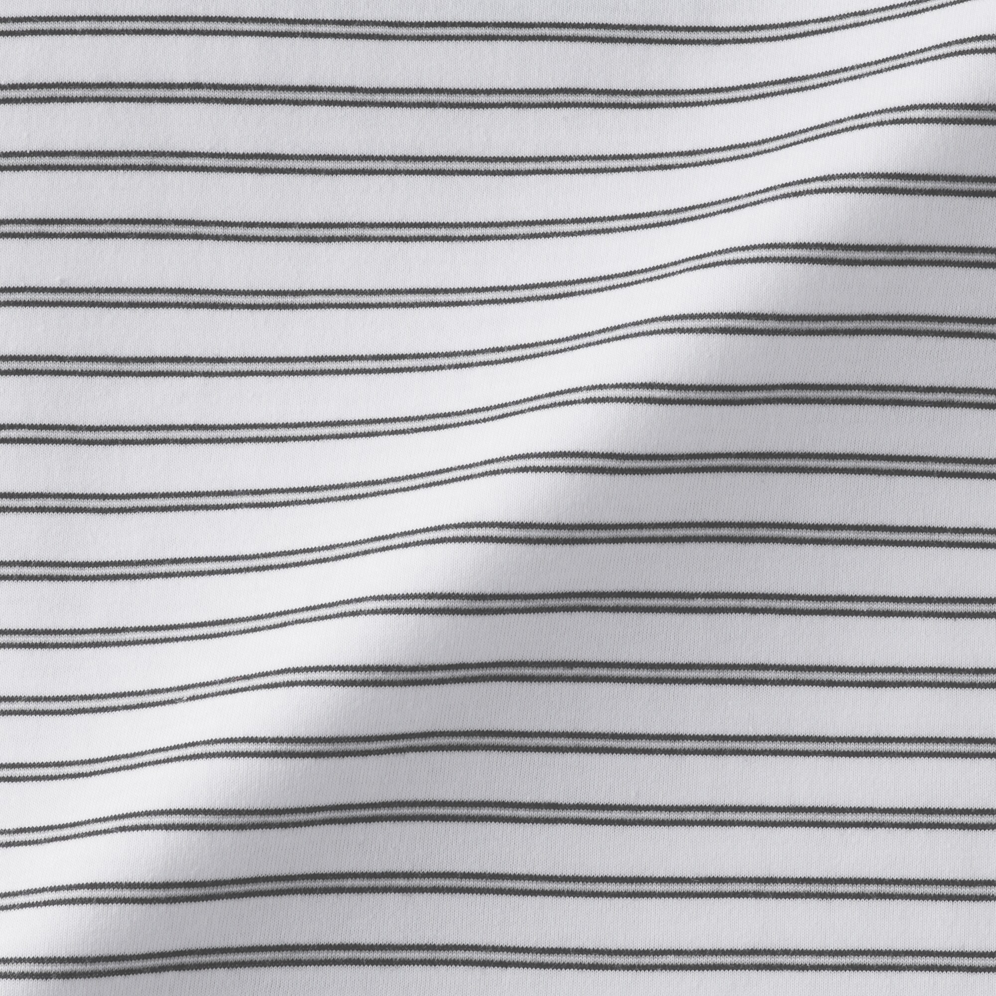 紳士　天竺編みクルーネック半袖Ｔシャツ（ボーダー）