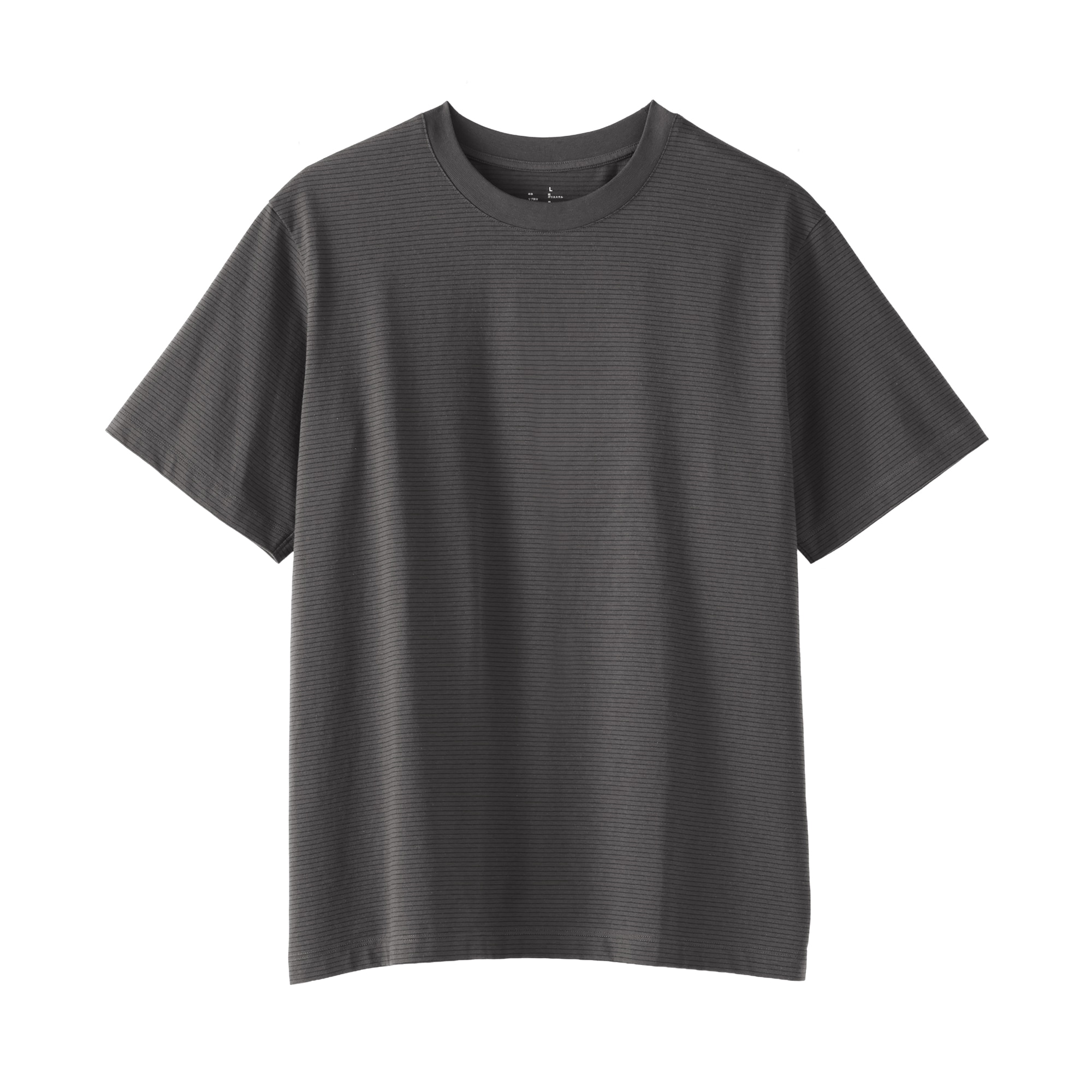 紳士　天竺編みクルーネック半袖Ｔシャツ（ボーダー）