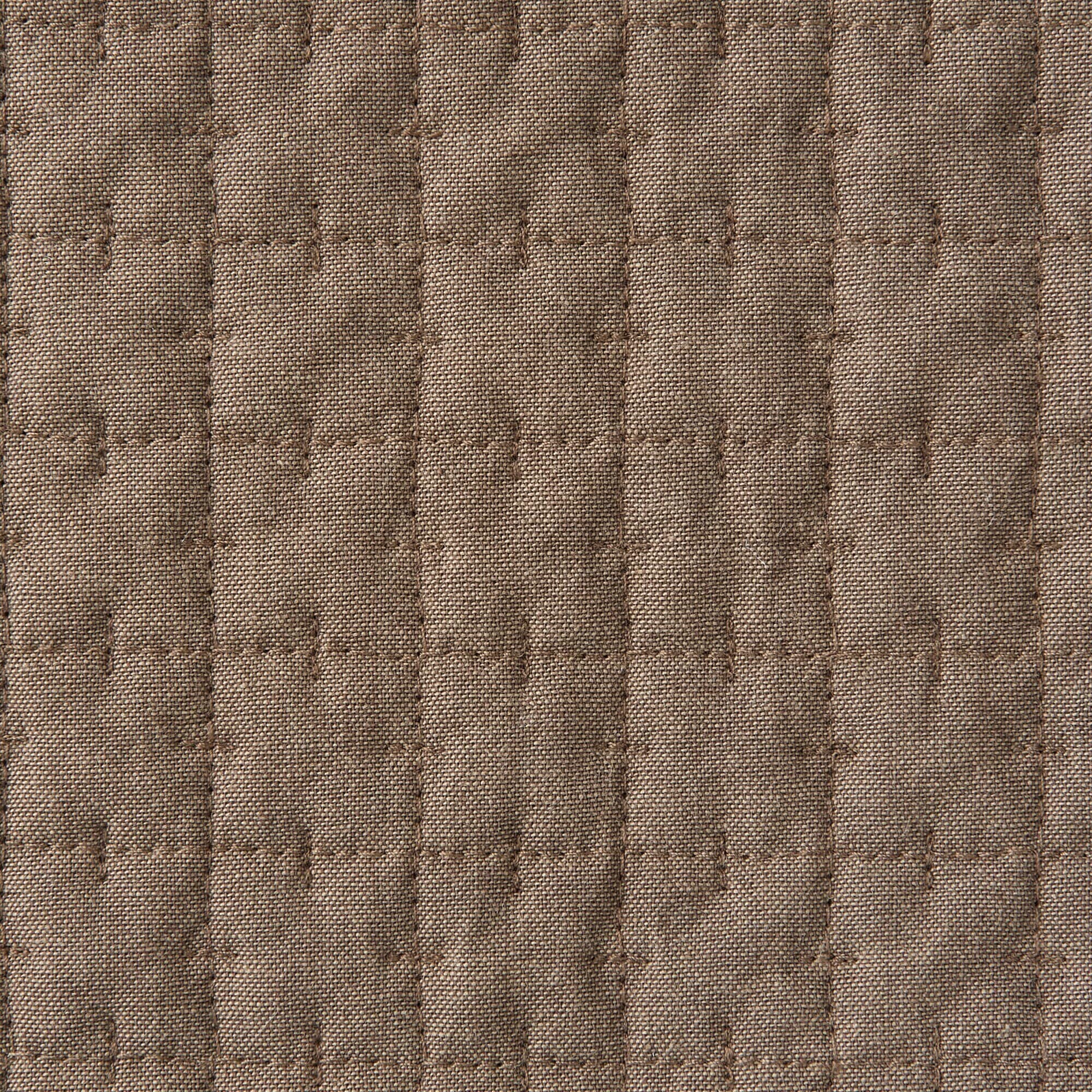 洗いざらしの綿キルティングラグ