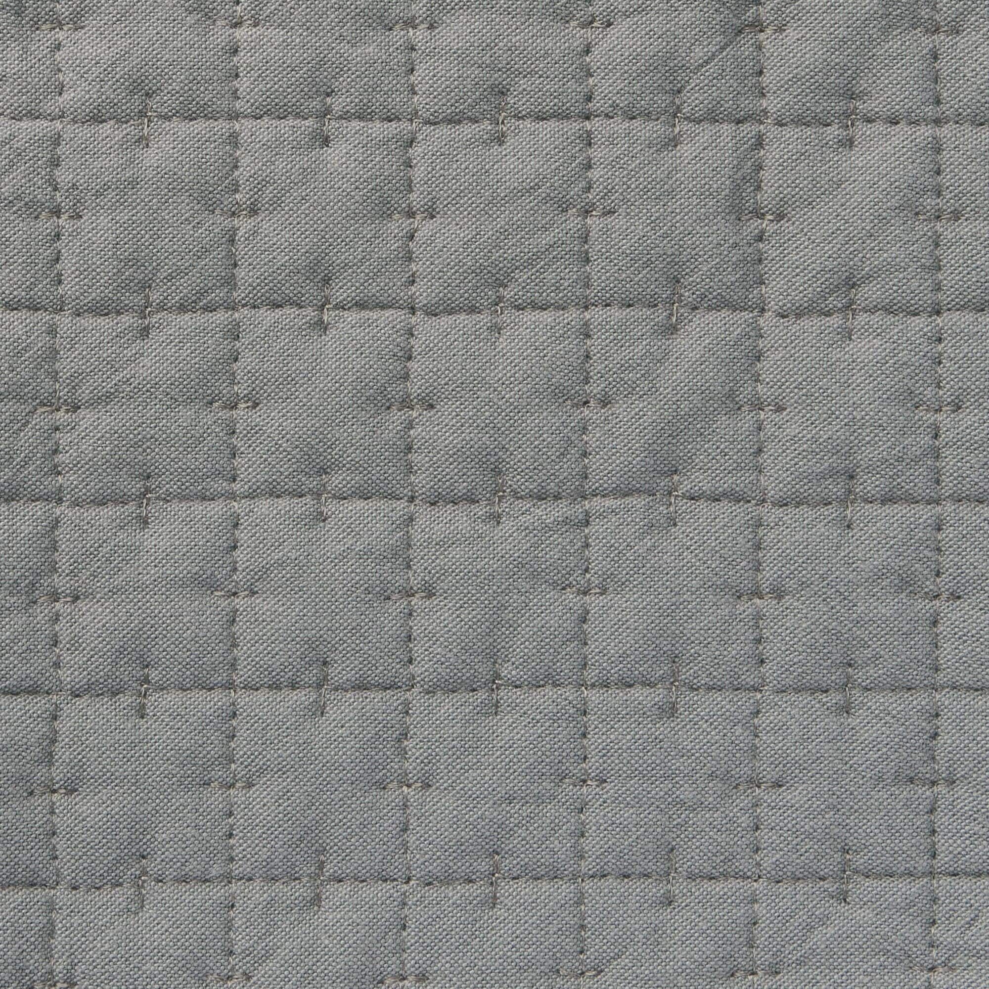 洗いざらしの綿キルティングラグ