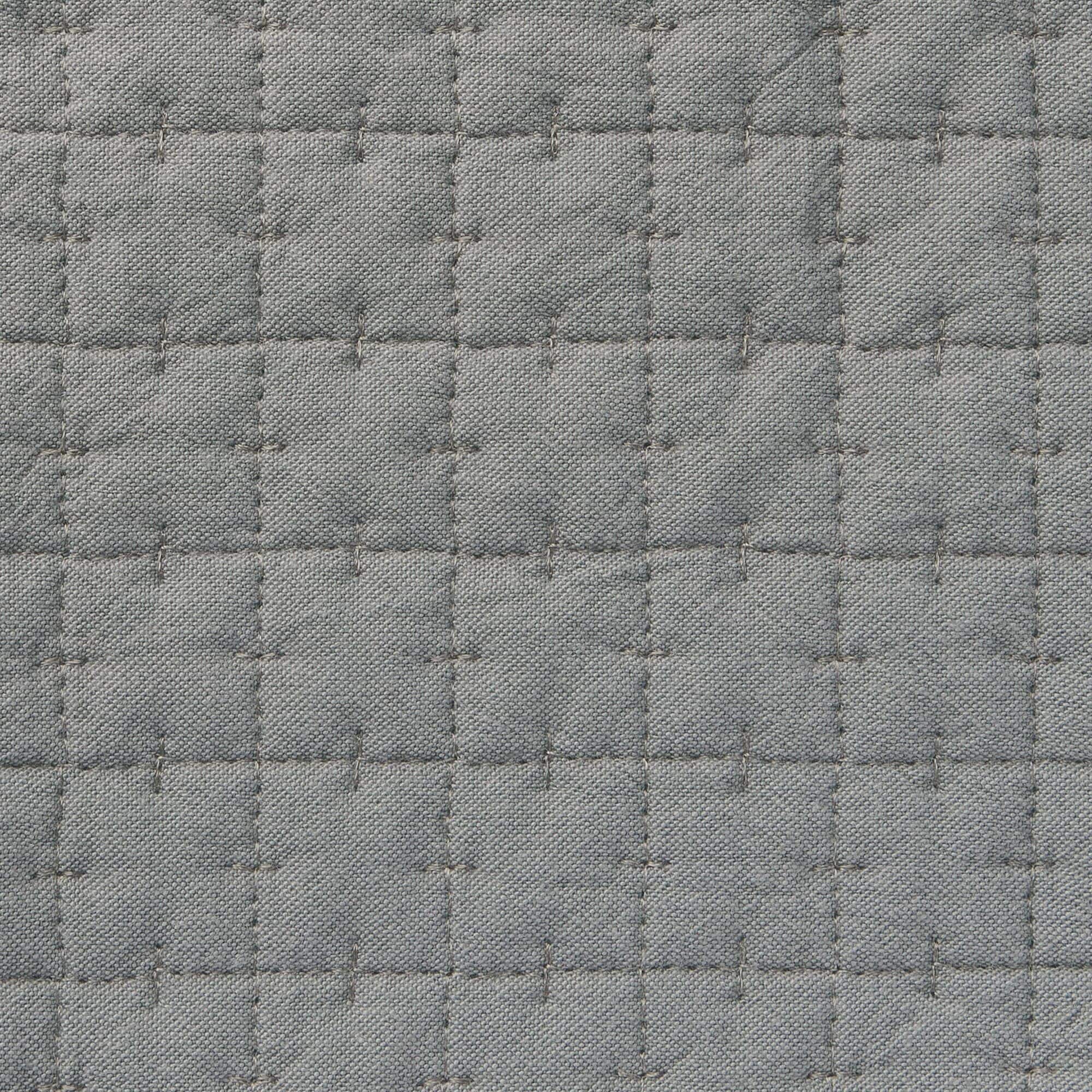 洗いざらしの綿キルティングラグ