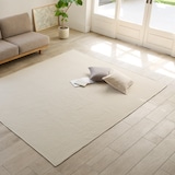 洗いざらしの綿キルティングラグ